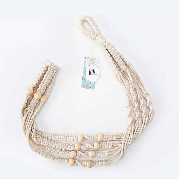 Set of Four Boho Style Plant Hangers - Picture 7 of 10